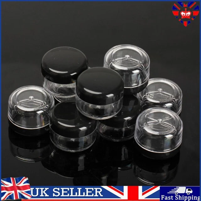 10PCS Cosmetic Empty Jar 5g/ml Sample Bottles Eyeshadow Cream Lip Balm Container