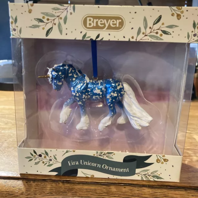 Breyer Horses Eira Unicorn Christmas Ornament #700720 NIB.