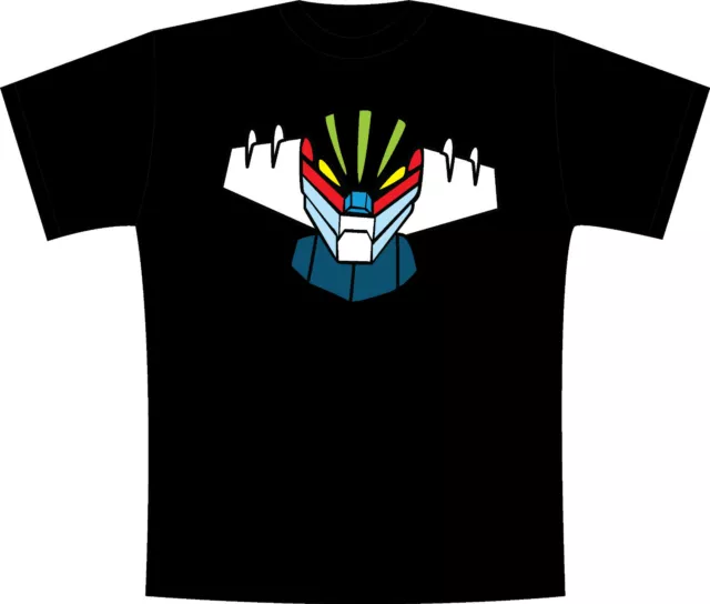 T-Shirt Maglietta  S - M - L - Xl Unisex "Jeeg Robot" D'acciaio Go Nagai