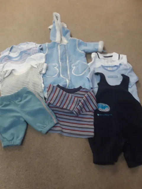 Bundle Of Newborn Baby Boy Clothes 0-3 Months