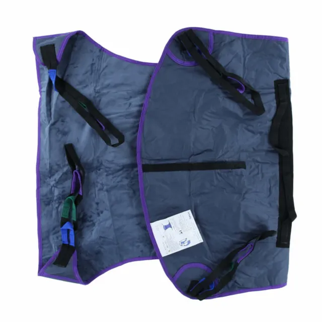 Tuffcare Full Body Lift Sling Oversize Fit Purple / Blue Polyester L OPEN BOX