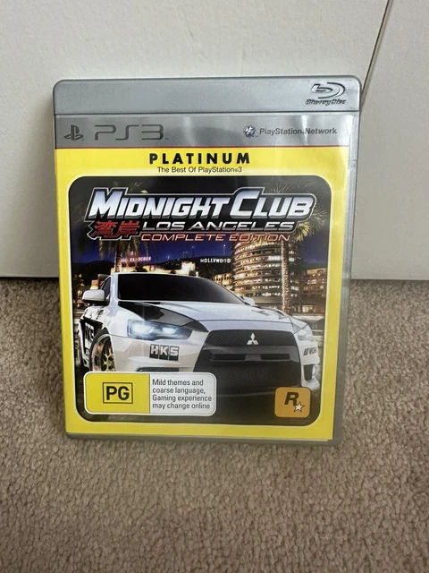 Midnight Club Los Angeles Complete Edition PS3