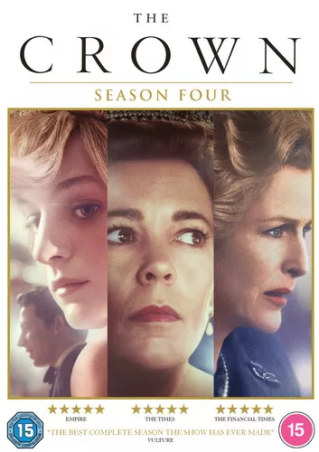 The Crown: Season Four DVD (2021) Olivia Colman cert 15 4 discs Amazing Value