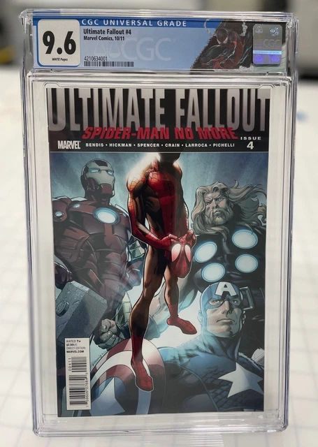 Ultimate Fallout #4 CGC 9.6 Marvel Comics 2011 1st Appearance Miles Morales! 