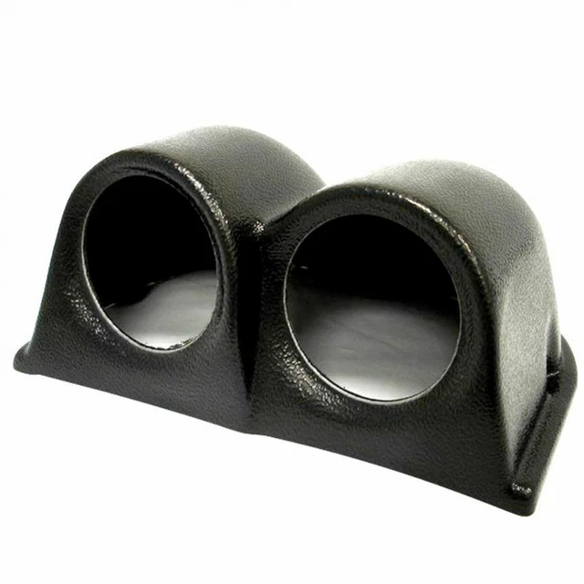 Support Double Jauges 52 Mm Pour Tableau De Bord | En Plastique ABS Noir | Fixation Facile | Pour Voiture, Tuning