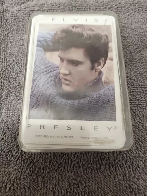Elvis Presley Blue Sweater Playing Cards