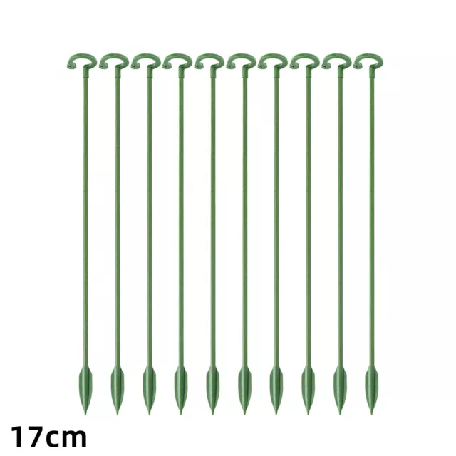 10X Plant Support Stakes Garden Flower Support Single Stem Plant Support Stakes