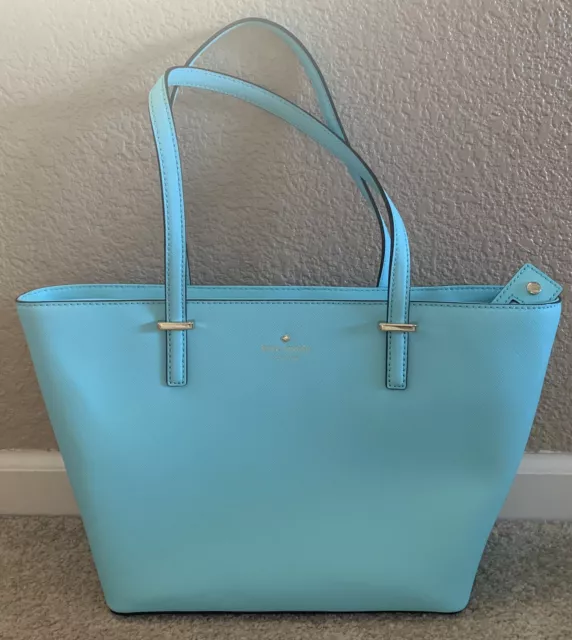 Kate Spade NY Cedar Street Mini Harmony Tote In Atollblue NWT With Dust Bag