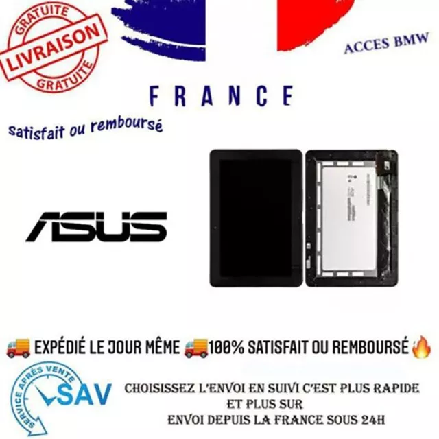 ✅ Ecran & Tactile Noir Pour Asus Memo Pad 10 ME103 ✅