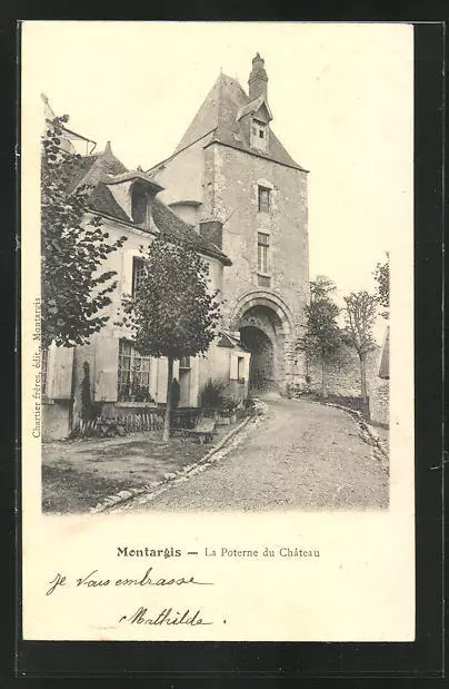 CPA Montargis, La Poterne du Château