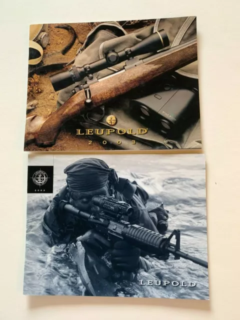 2 LEUPOLD Catalogs 2003