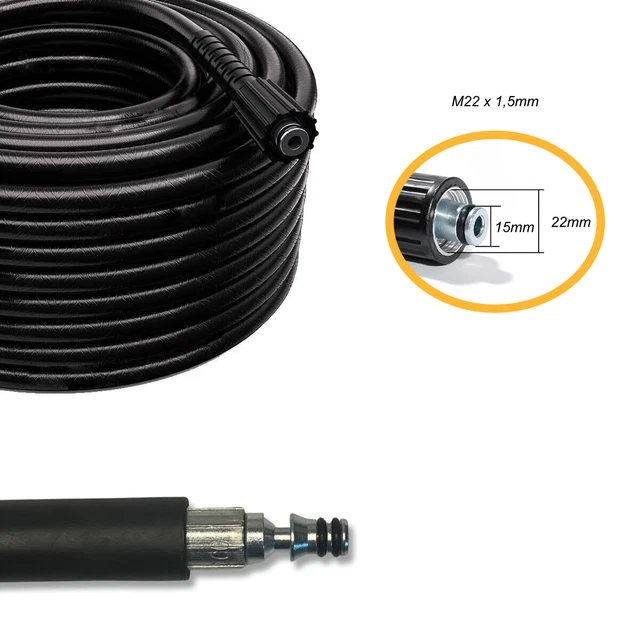 Hochdruckschlauch Für Taucher - Nylon & 15 Cm Länge