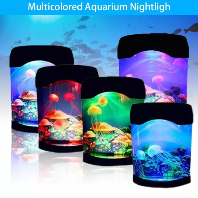 LAMP LED COLOR Changing Aquarium Mood Night Light For Home Office SG5 £ ...