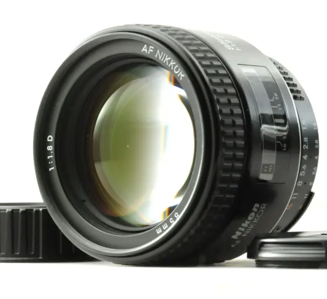 Near MINT Nikon AF Nikkor 85mm f/1.8 D Portrait Lens w/caps From Japan FedEx