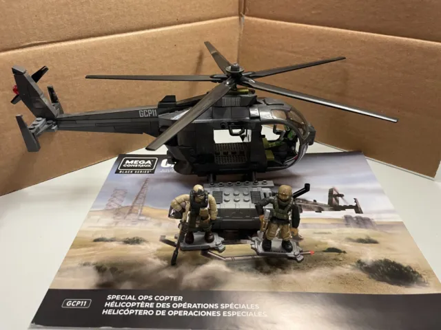 Mega Construx Call Of Duty Special Ops Copter Set #GCP11 - Used Complete