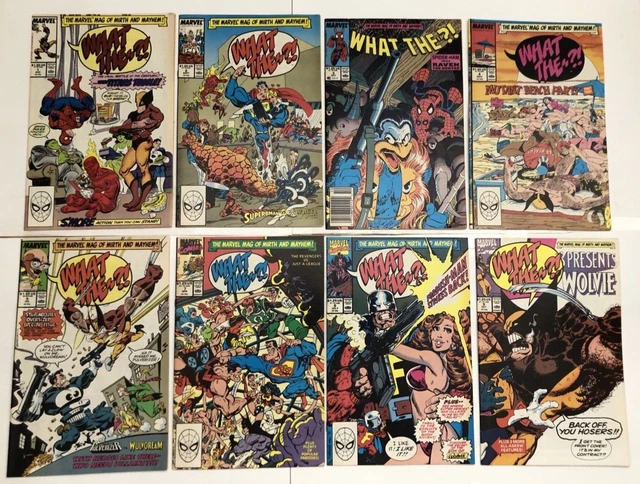 MARVEL WHAT THE ?! Issues 1-5, 7-9 Lot of 8 VG The Marvel Mag  of Mirth & Mayhem