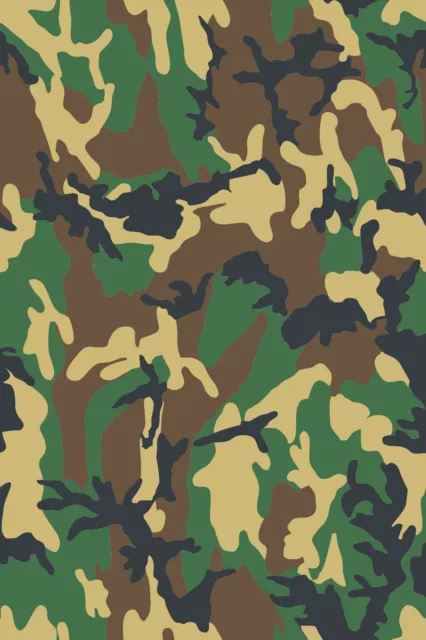 A4 SHEET LAMINATED camouflage Stickers self adhesive vinyl Green Camo cam  decal £5.80 - PicClick UK