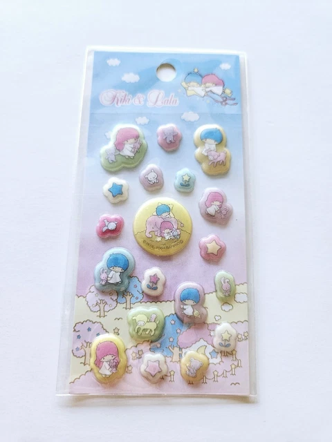 Vtg Sanrio Puffy Stickers NIP Little Twin Stars 2004 Kiki Lala foam vintage Vtg Sanrio Puffy Stickers NIP Little Twin Stars 2004 Kiki Lala foam vintage