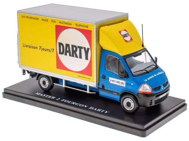 RENAULT MASTER 2 FOURGON DARTY 2009 - 1/43 Camion Utilitaire Miniature UTR42