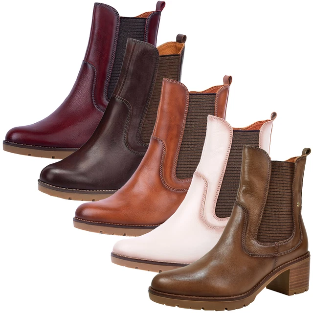 Pikolinos Bottines Femme Chelsea Boots Bottes Cuir Llanes W7H-8948
