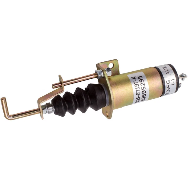 Carburant Arrêt lectrovanne d'arrêt 12 V 366-07197 pour Lister Petter SA-3405T