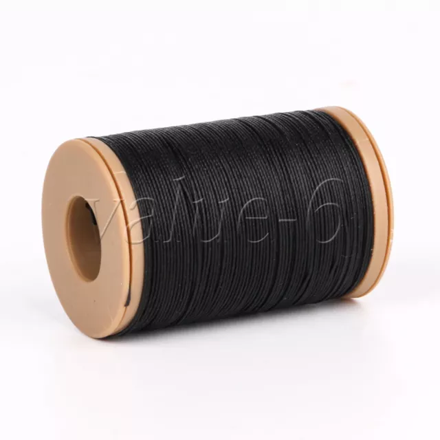 0.55mm Natural Hemp Waxed Thread Cord Handwork Leather Sewing Wax Line