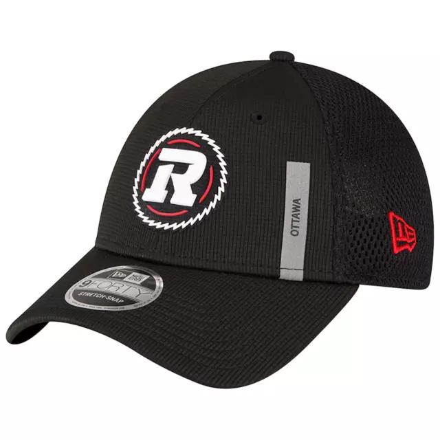 Ottawa RedBlacks CFL Football New Era Sideline 9FORTY Adjustable Hat - Black