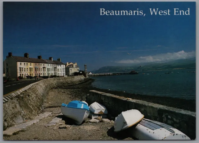 Beaumaris West End ,  Anglesey Wales Postcard