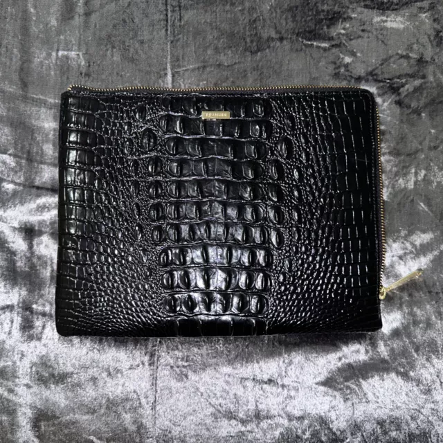 Brahmín Rory Melbourne Leather black clutch