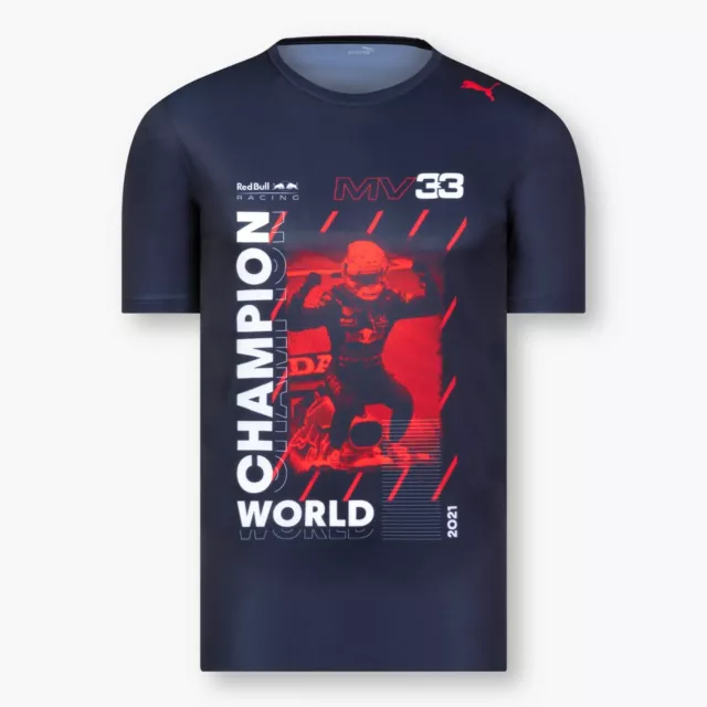 Red Bull Racing, Max Verstappen, WINNER T Shirt, Adult, Official Merchandise