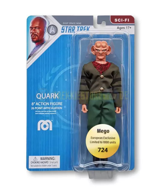 MEGO Quark Actionfigur Star Trek Deep Space Nine (DS9) limitiert