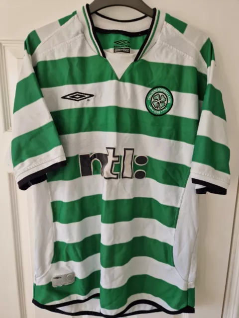 Original Umbro Celtic 2001/2002 Home Football Shirt Men’s Large NTL