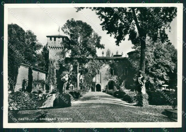 Piacenza Vigolzone Graziano Visconti Castello Foto FG cartolina KV7540