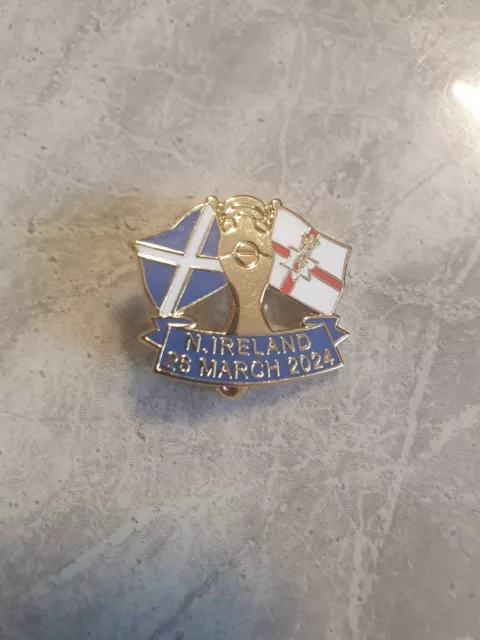 Scotland V Northern Ireland 2024 Football Match Badge