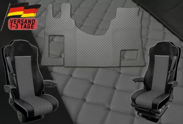 Truck SET 1+1 housses de siège + tapis de sol pour Mercedes Actros MP4...