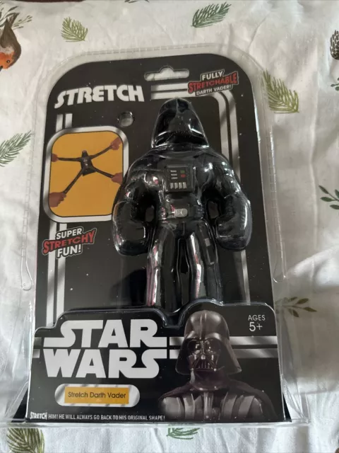 Star Wars Stretch Darth Vader Figure 16cm Tall, Fully Stretchable & Brand New ✅