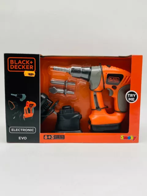 Smoby 360102 Electronic EVO 4in1 Werkzeug Kinder Spielzeug Black+Decker Neu OVP