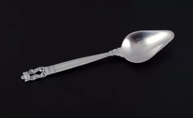 Georg Jensen Acorn, two grapefruit spoons in sterling silver. 2