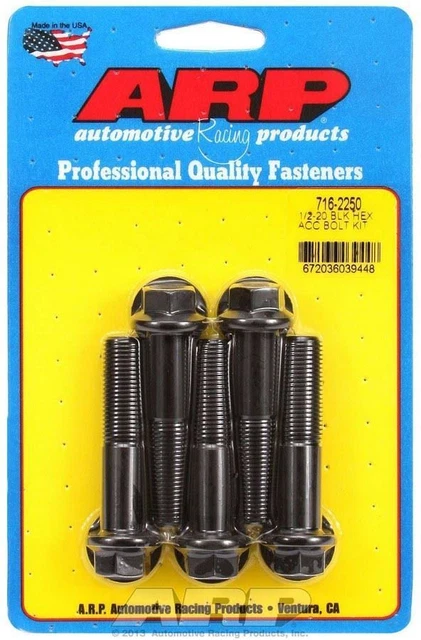 Arp Bolt Kit - 6pt. (5pk) 1/2-20 x 2.250 716-2250