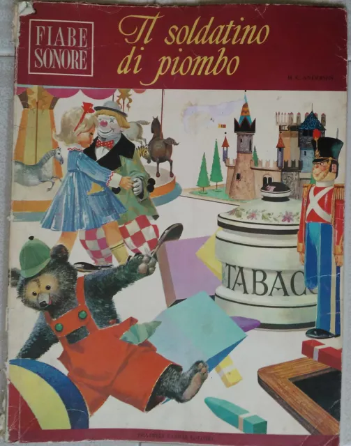 FIABE SONORE - IL SOLDATINO DI PIOMBO N° 6  Ed FABBRI (1966) Fascicolo NO DISCO