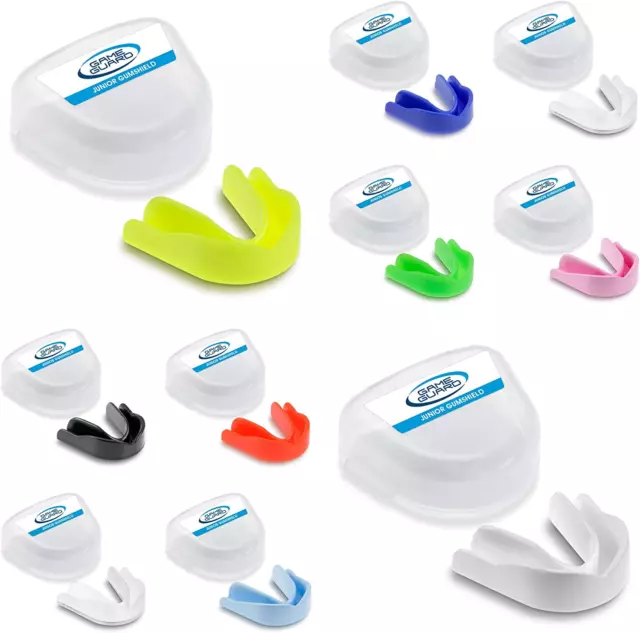 Game Guard â€“ 10 x Mixed Colours Boil & Bite Mouth Guard/Gum Shield â€“ - for &