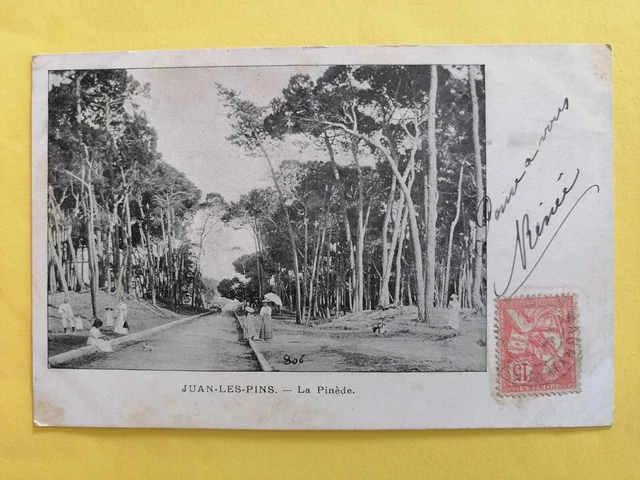 CPA 06 - ANTIBES JUAN les PINS Alpes Maritimes La PINEE circa 1900 stamp