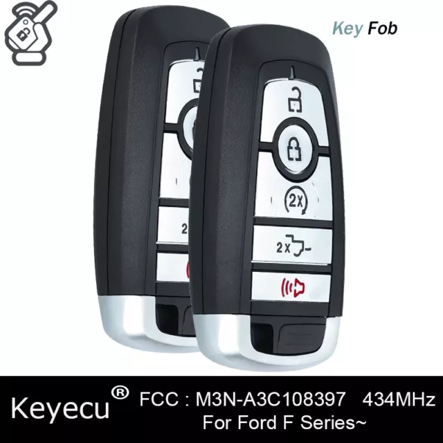 2 FOR 2023 2024 Ford F150 F250 Smart Key Proximity Keyless Remote Fob
