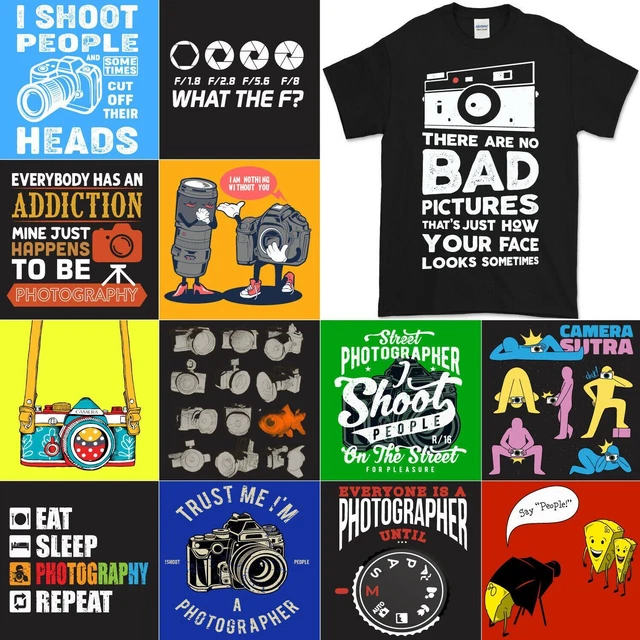 Fotografia T-Shirt Uomo Divertente Ragazzi Bambini per Novità