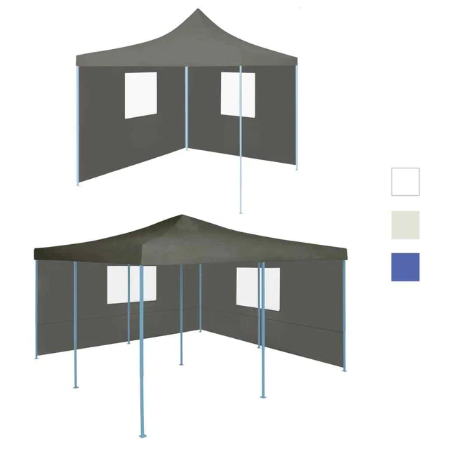 Profi Partyzelt 2 Seitenwände 2x2m Pavillon Faltzelt mehrere Auswahl vidaXL