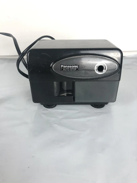 Panasonic KP-310 Auto-Stop Electric Pencil Sharpener Black Suction Cups Tested