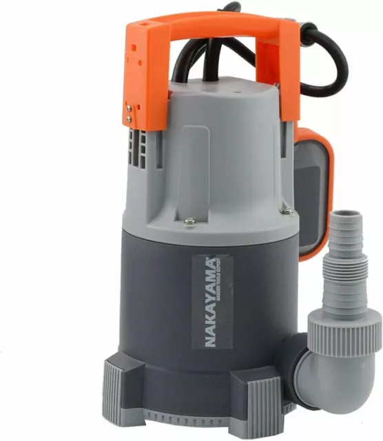 Nakayama PRO 400 W galleggiante pompa fognaria/pupa fognatura 0,5 CV 7000 lit/h