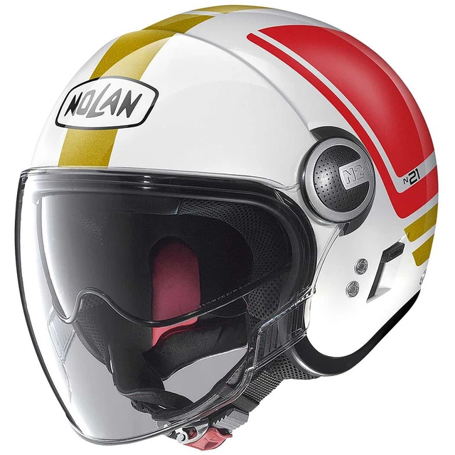 Casque Moto Jet LHBM Avec Bluetooth - Double Visière - Microphone Intégré - Homologué ECE - Taille M (57-58cm)