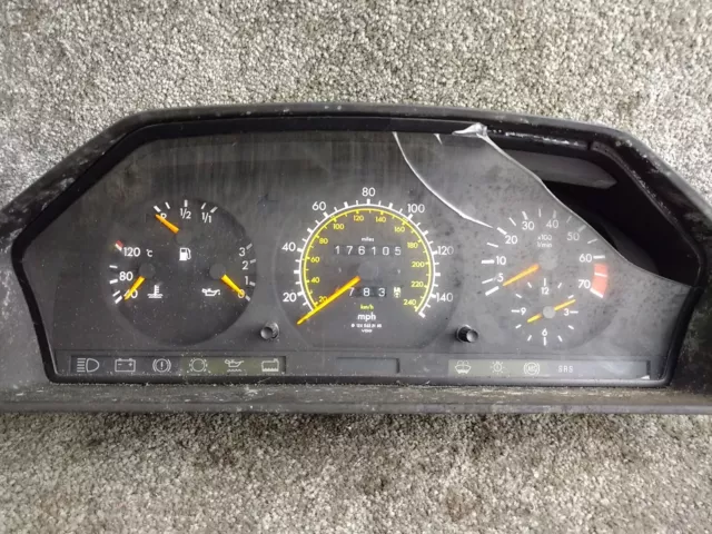 Mercedes W124 E Class Instrument Cluster Speedo Speedometer 1244407647