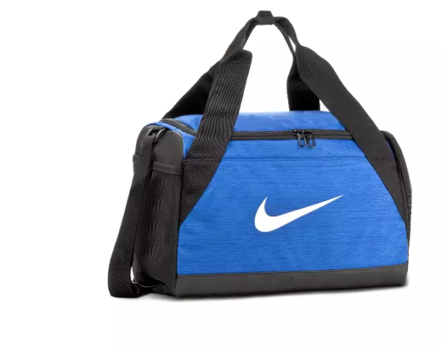 Nike Brasilia XS Duffel Bag Travel Gym Training Blue/Black *FREE POSTAGE*